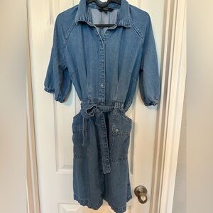 Next Light Blue Denim dress